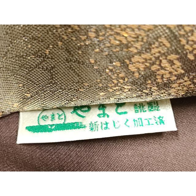平和屋本店▼六通柄袋帯　猿蟹合戦　辻が花　本金箔　やまと誂製　正絹　24ｋ　逸品　CABF5509hy