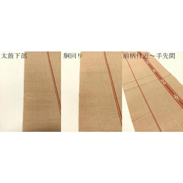平和屋着物○沖縄県伝統工芸品 八重山ミンサー 八重山藍 手織り 八寸