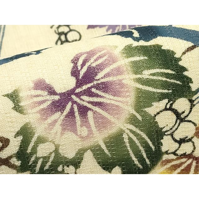 平和屋着物＊夏物 本場琉球紅型 琉球びんがた 知念紅型研究所 知念貞男