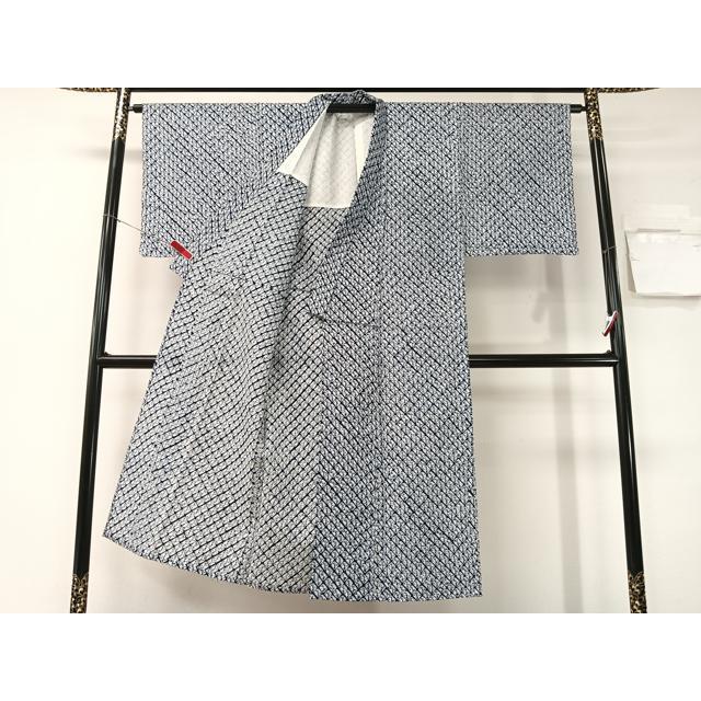 平和屋着物∴夏物 男性 浴衣 有松鳴海絞り 綿 逸品 未使用 CABG7620vp