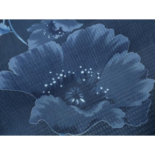 平和屋着物∴夏物 浴衣 コシノジュンコ JUNKO KOSHINO 綿紅梅 草花文