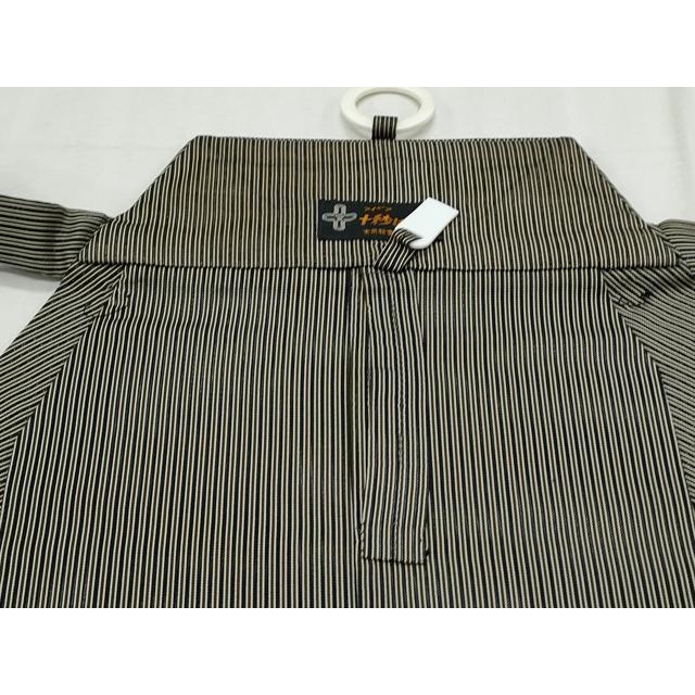 平和屋着物＊夏物 男性 馬乗り袴 縦絽 縞 正絹 逸品 CABH3947th