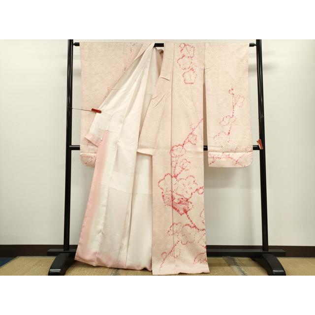 平和屋着物○豪華振袖 総絞り 地紙枝梅文 正絹 逸品 CABJ2497ze : 平和