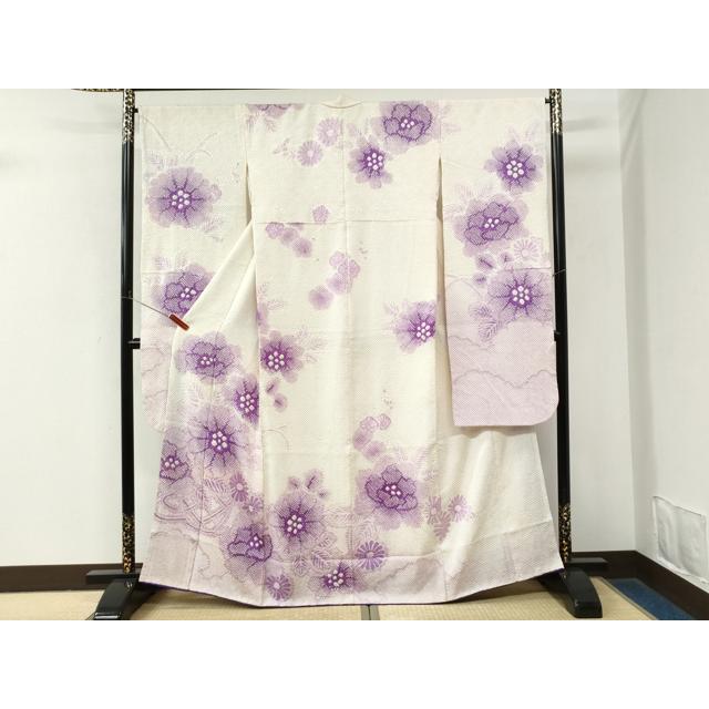 振袖フルセット6点サイズM〜Ｌ花籠文　暈し染め　金彩　正絹 平和屋着物○豪華振袖 総絞り 花籠文 暈し染め 正絹 逸品 CABM3997yc