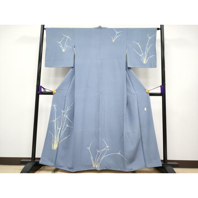平和屋本店□極上 本加賀友禅作家 由水煌人 訪問着 草花文 西武百貨店