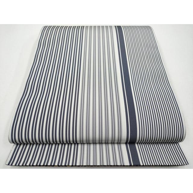 平和屋本店□極上 本場筑前博多織 両面 全通柄袋帯 間道 逸品