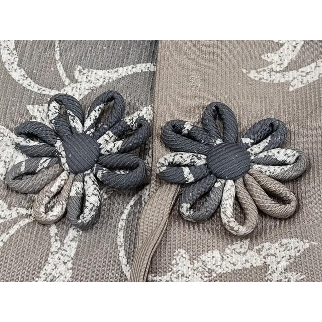 平和屋本店□極上 道中着 ロング丈 唐草文 羽裏：鳥獣戯画 暈し染め