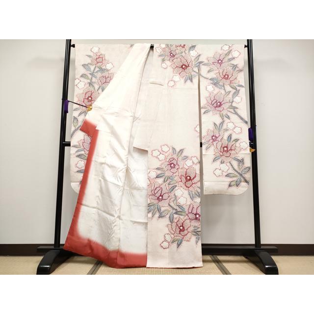 平和屋本店□極上 名門 藤娘きぬたや・総絞り 振袖 枝椿 逸品