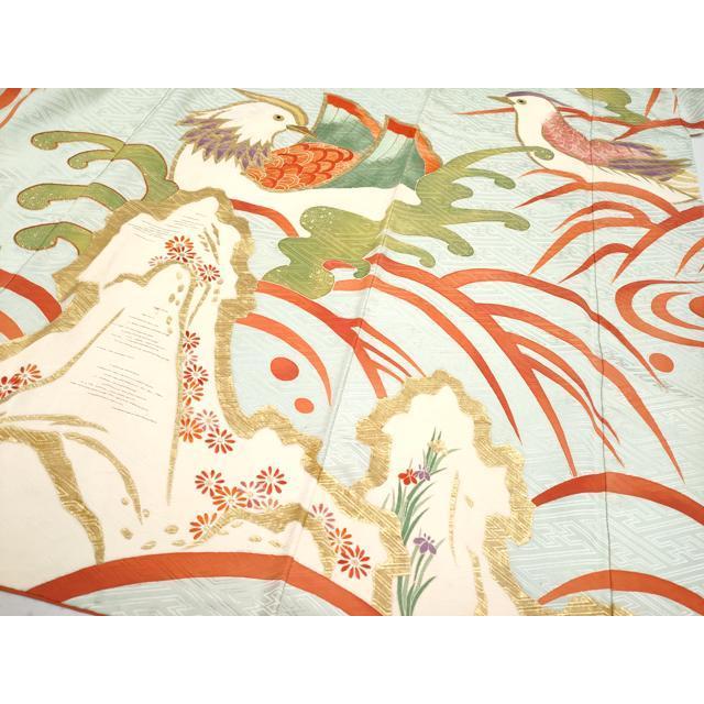 平和屋着物＊希少 夏物 創業130年 江戸染繍友禅 大彦 中国三大刺繍 相良刺繍 訪問着 絽 カラー 金糸 高島屋 正絹 逸品 未使用 DAAU2304ud 楽天市場】平和屋本店□極上 野口彦太郎 大彦三代目 江戸染繍友禅 訪問