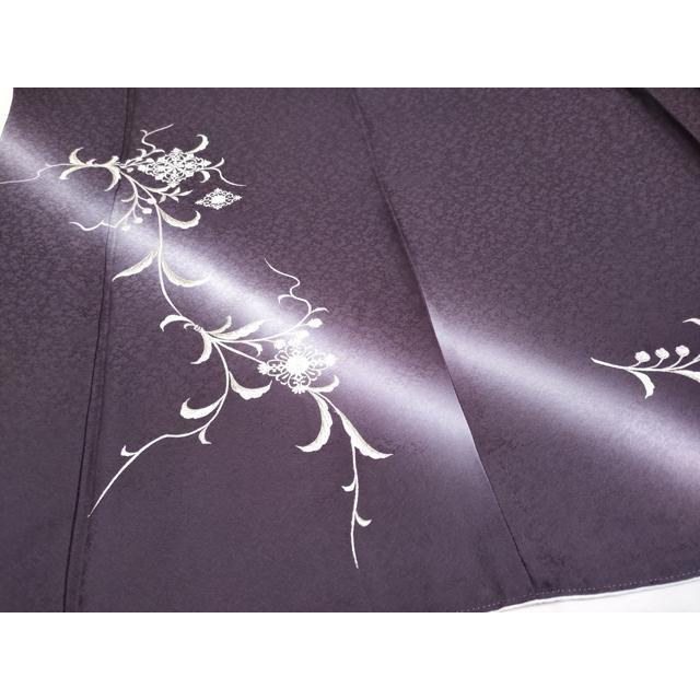 平和屋本店□極上 訪問着・長襦袢セット 総刺繍 花唐草菱文 暈し染め