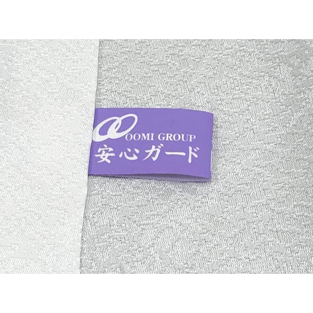 平和屋本店■極上　訪問着・長襦袢セット　総刺繍　花唐草菱文　暈し染め　銀糸　似せ紫色地　逸品　CYAA2796s5 平和屋本店□極上 訪問着・長襦袢セット 総刺繍 花唐草菱文 暈し染め