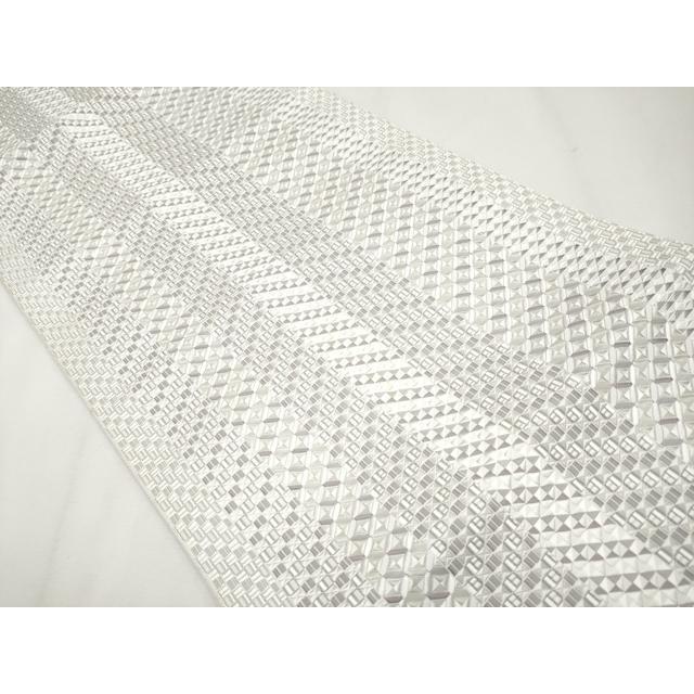 c-1183　誠之輔　大倉織物　本場筑前博多　袋帯　全通　証付き　フォーマル 本場筑前博多織 【大倉織物謹製 誠之輔：金印】 「日本製」 亜麻色