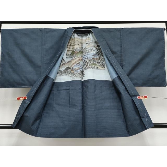 平和屋着物○極上 男性 本場大島紬 アンサンブル 100亀甲 総詰め 逸品