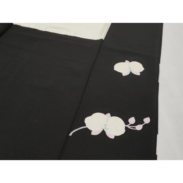 平和屋本店●極上　訪問着　胡蝶蘭　黒地　金彩　逸品　CYAA4826s6_9