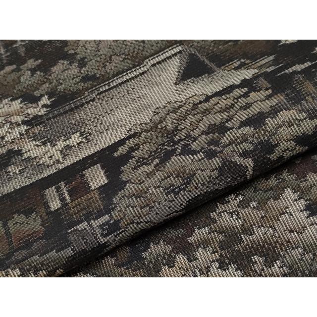 平和屋着物●極上 白泥染の第一人者・絣の魔術師 恵積五郎 本場大島紬 恵大島織物謹製 9マルキ 総絣 風景文 さが美扱い 逸品 CYAA4837s6_7