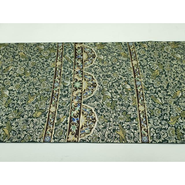 平和屋本店■極上　西陣　川島織物　六通太鼓柄　本袋帯　唐織　鳳凰花唐草文　金銀糸　三越扱い　逸品　CZAA1086s5 平和屋本店□極上 西陣 川島織物 六通太鼓柄 本袋帯 唐織 鳳凰花唐草文