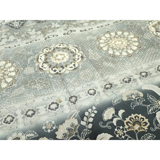 平和屋本店■極上　訪問着　スワトウ刺繍　正倉院更紗花文　暈し染め　金糸　逸品　CZAA1269s5 平和屋本店□極上 訪問着 スワトウ刺繍 正倉院更紗花文 暈し染め 金糸