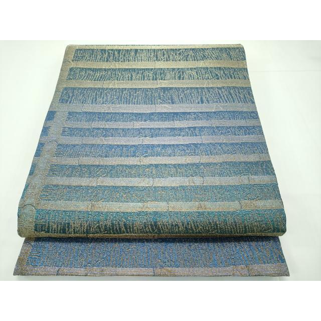 平和屋本店■極上　織の宝石・ダイヤモンドカット　佐波理綴　六通柄袋帯　桂垣文　金糸　逸品　CZAA1669s5 平和屋本店□極上 織の宝石・ダイヤモンドカット 佐波理綴 六通柄袋帯