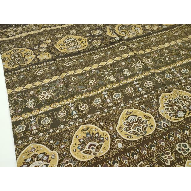 平和屋本店■極上　訪問着　総刺繍　スワトウ刺繍　更紗花文　金糸　ますいわ屋扱い　逸品　CZAA1740s5 平和屋本店□極上 訪問着 総刺繍 スワトウ刺繍 更紗花文 金糸 ますいわ