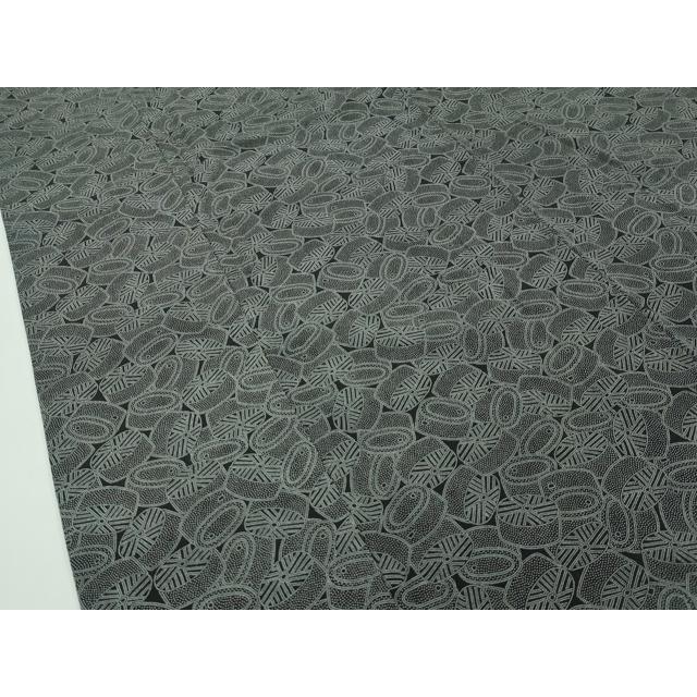 平和屋本店■極上　人間国宝　小宮康孝　江戸小紋　吉祥文　黒地　高島屋扱い　逸品　CZAA1813s5 平和屋本店□極上 人間国宝 小宮康孝 江戸小紋 吉祥文 黒地 高島屋扱い