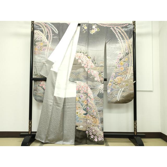 平和屋着物∞極上　道中着　ロング丈　舞桜　暈し染め　逸品　未使用　CZAA5300s6 楽天市場】平和屋1□極上 コート作家 三本賢 道中着 ロング丈 手描き