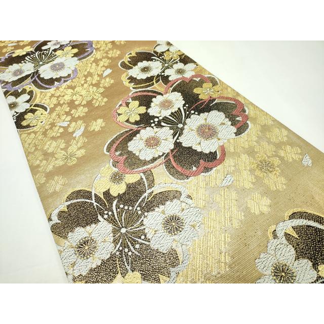 平和屋本店□極上 振袖・袋帯セット 総絞り 駒刺繍 束ね熨斗牡丹文