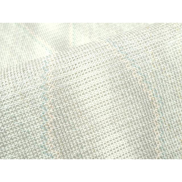 平和屋本店■極上　夏物　八寸名古屋帯　羅　菱　銀糸　ゑり善扱い　たとう紙付き　逸品　CZAA2624s5_3