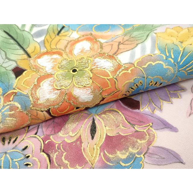 平和屋本店■極上　創業460年・千總　訪問着　刺繍　更紗花文　暈し染め　金彩　逸品　未使用　CZAA2650s5 平和屋本店□極上 創業460年・千總 訪問着 刺繍 更紗花文 暈し染め