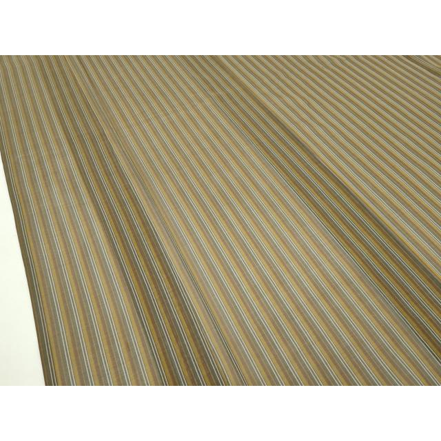 平和屋本店□希少 夏物 本場黄八丈 夏黄八 紗紬 縞 逸品 CZAA2653s5
