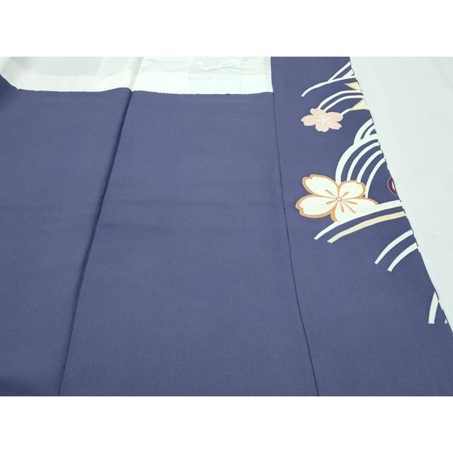 平和屋本店□極上 創業460年・千總 誰が袖好み 振袖 駒刺繍 立波草花文