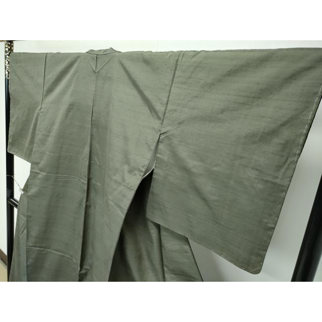 平和屋着物■極上　能州紬　絲藝苑　上島洋山　色無地　岩井茶色　逸品　未使用　逸品　CZAA3095s5 平和屋着物□極上 能州紬 絲藝苑 上島洋山 色無地 岩井