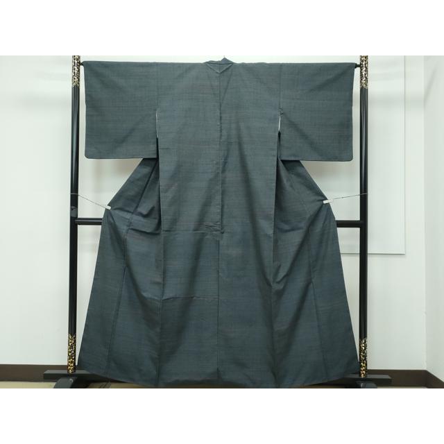 平和屋本店□極上 郡上紬 草木染 霞文 逸品 CZAA3264s5