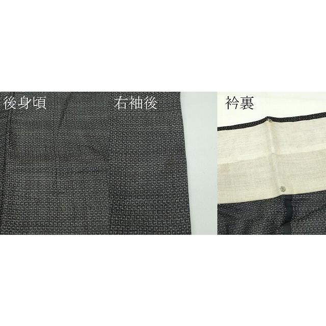 平和屋本店■極上　夏物　石川県指定無形文化財　能登上布　本麻手織上布　80亀甲　総詰め　麻　逸品　CZAA3538s5 平和屋本店□極上 夏物 石川県指定無形文化財 能登上布 本麻手織上布