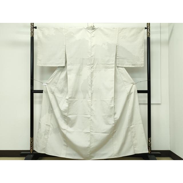 平和屋本店□極上 訪問着 本塩沢 単衣 110亀甲 世界地図 逸品 未使用