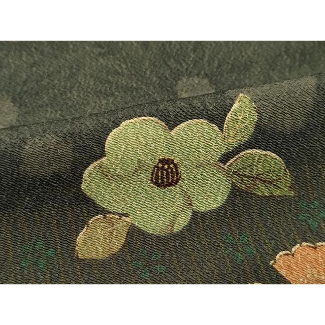 平和屋着物▽極上 洗える最高級着物 ＜英＞はなぶさ謹製 小紋 単衣
