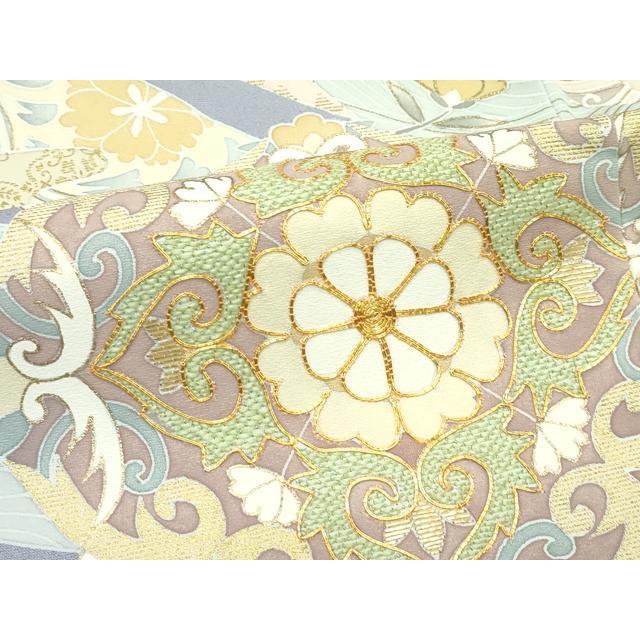平和屋着物○極上 創業460年・千總 色留袖 駒刺繍 正倉院熨斗花文 金彩