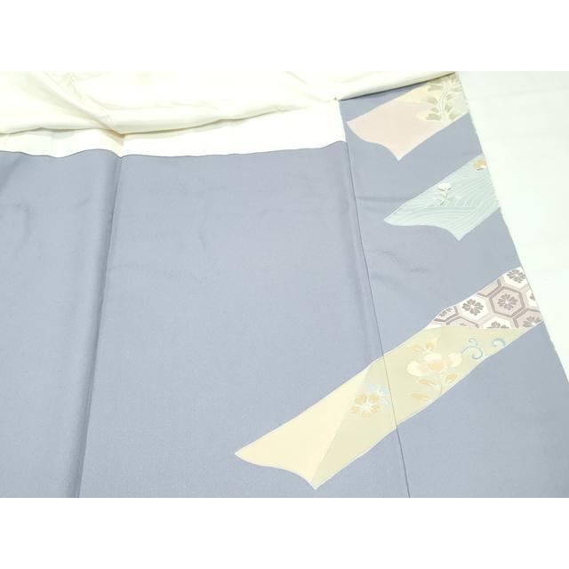 平和屋着物○極上 創業460年・千總 色留袖 駒刺繍 正倉院熨斗花文 金彩