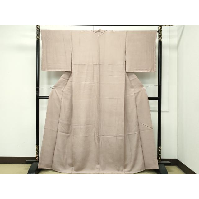 平和屋着物●極上　色無地　空五倍子色　逸品　未使用　CZAA4616s6_1