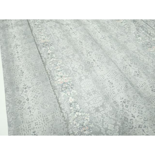 平和屋本店○極上 都喜ヱ門 本場大島紬 白大島 9マルキ 総絣 更紗花文
