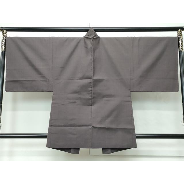 平和屋着物○極上 男性 伝統工芸士 七代目 吉澤与市 紬 アンサンブル
