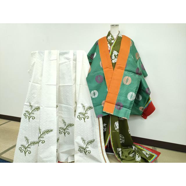 平和屋本店○極上 十二単セット 唐衣・表着・裳 和装 婚礼 結婚式 神社