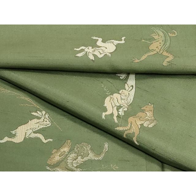 平和屋着物●極上　色無地　錆鼠色　縮緬地　逸品　未使用　DZAB3868kh6 平和屋本店＊極上 夏物 男性 染織の名門 しょうざん 生紬 キングサイズ