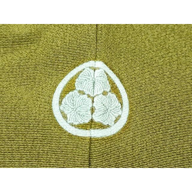 平和屋本店●極上 銀座 志ま亀 訪問着・長襦袢セット 市松草花丸文 璃寛茶色地 伊と幸 反端・たとう紙付き 逸品 未使用 CZAA5580s6_4