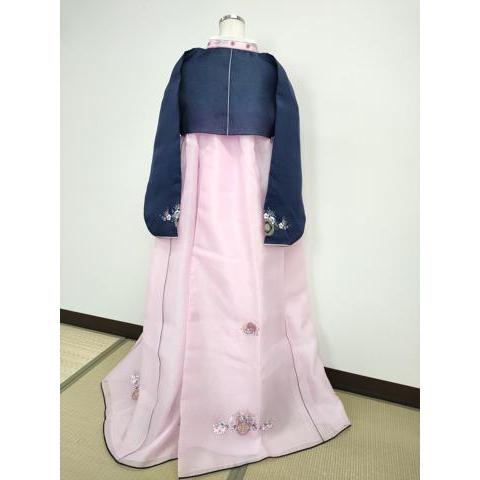 【極美品】★特注品★新品未使用★本場韓国製チマチョゴリ2着フルセット　韓服 平和屋本店○極上 チマチョゴリ 韓服 民族衣装 一式セット 刺繍 箱付き