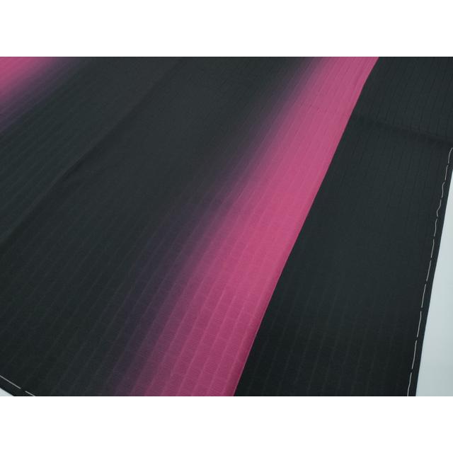 平和屋本店●極上　前田仁仙　仁仙更紗　訪問着　駒刺繍　BiueSaphire　暈し染め　黒地　健勝苑扱い　反端付き　逸品　未使用　CZAA5646s6_4