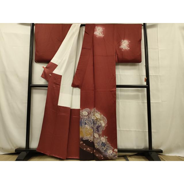 平和屋着物○訪問着 絞り 辻が花 暈し染め 金彩 正絹 逸品 DAAQ2848ps