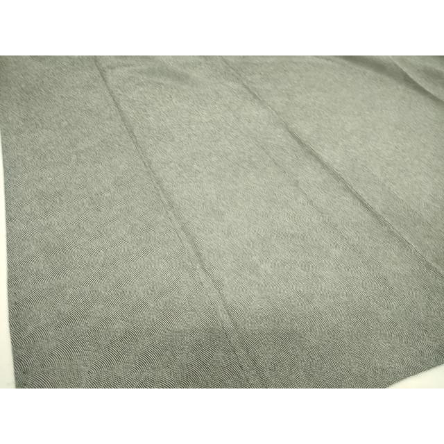 平和屋着物▽江戸小紋 単衣 鮫小紋柄 黒地 正絹 逸品 DAAS0284az