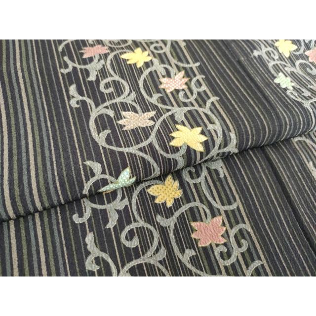 平和屋着物▽小紋　単衣　花唐草文　さんび謹製　洗える着物　DAAS0991az 平和屋着物▽小紋 単衣 花唐草文 さんび謹製 洗える着物 DAAS0991az
