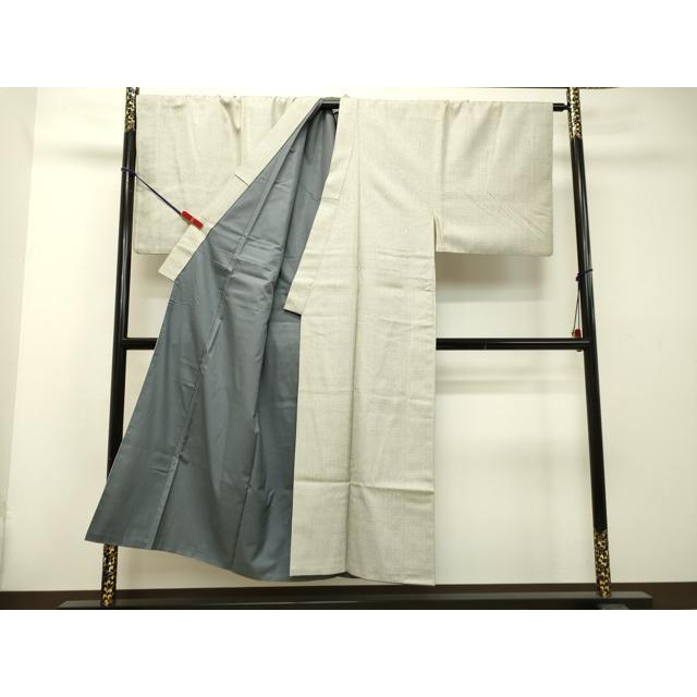 平和屋着物○男性 紬 100亀甲 総詰め キングサイズ 正絹 逸品  