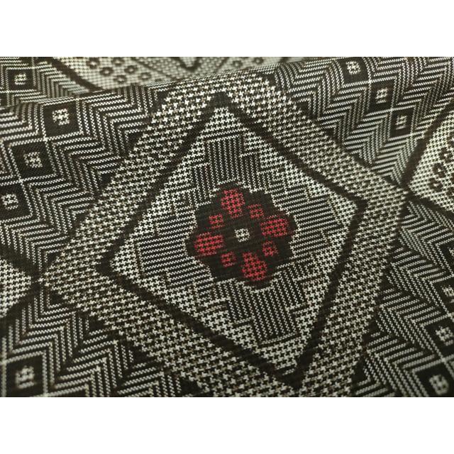 平和屋着物●本場大島紬　龍郷絣　花菱文　正絹　逸品　未使用　DAAS3776ps 平和屋着物○本場大島紬 龍郷絣 花菱文 正絹 逸品 未使用 DAAS3776ps